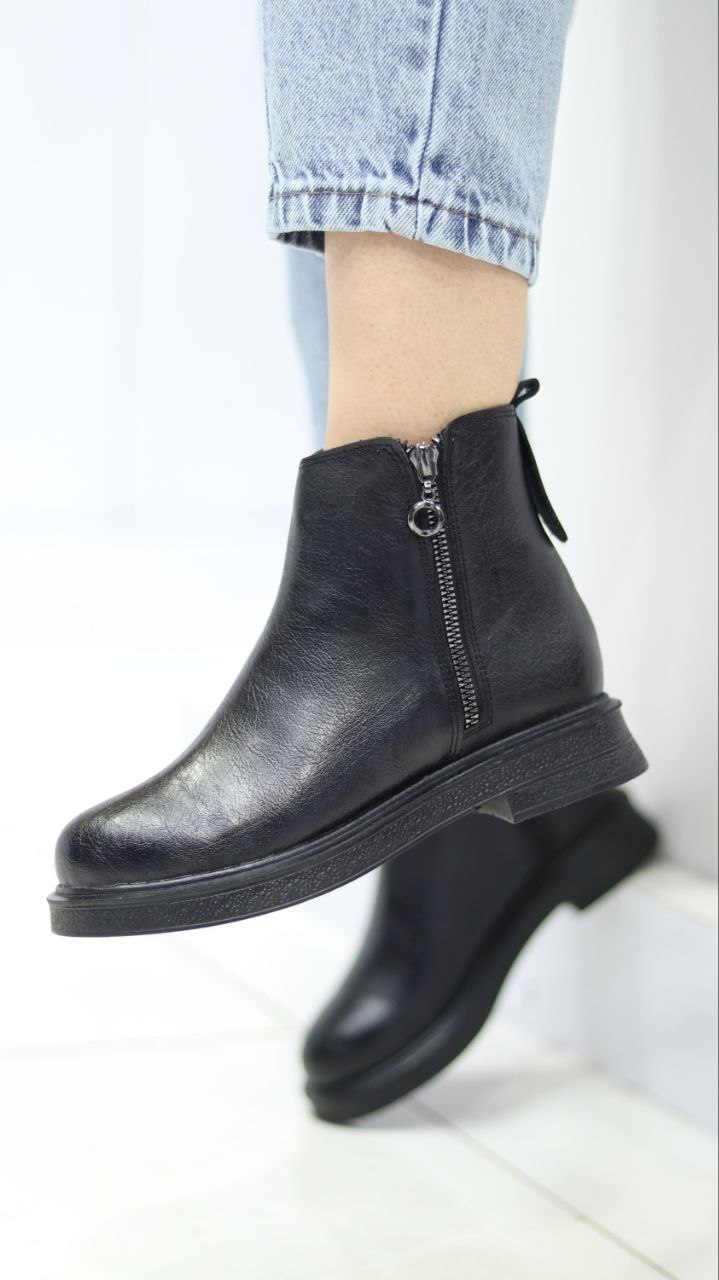 نیم بوت زنانه زیپ‌دار